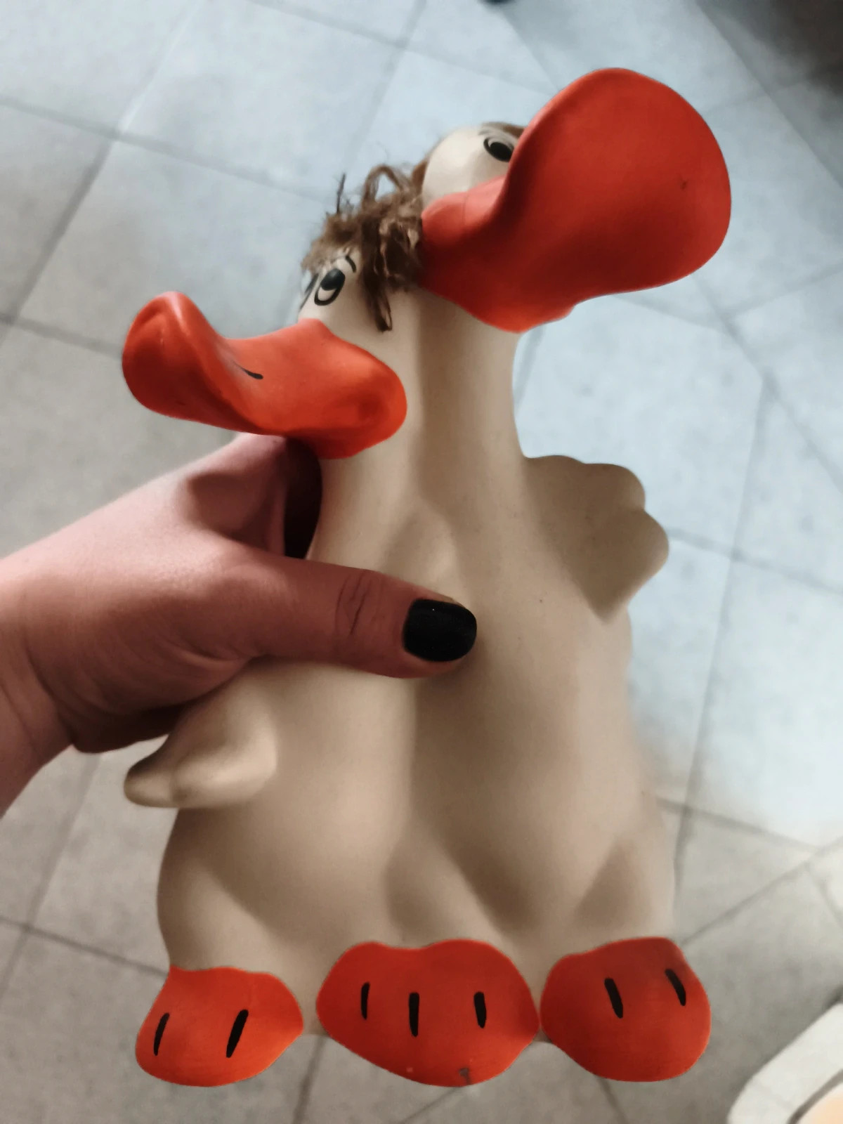 Kacsás kerámia dísz 22cm magas 3