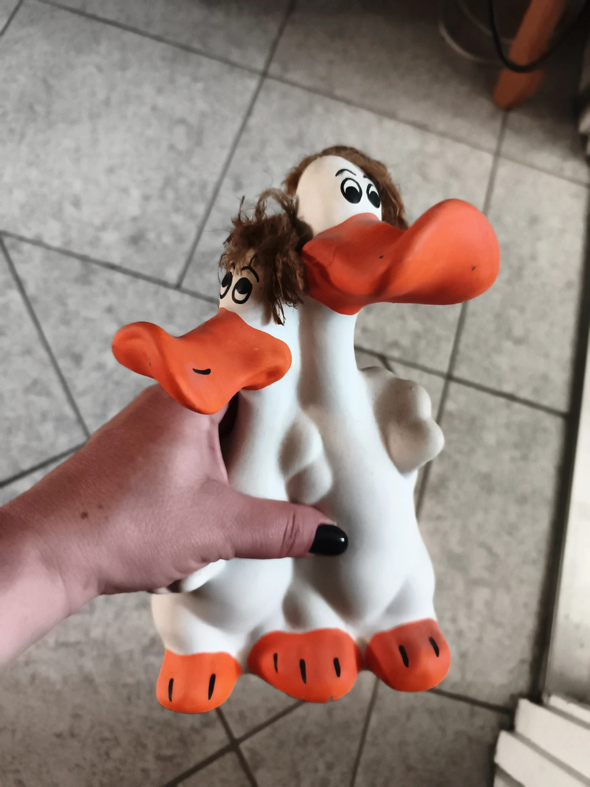 Kacsás kerámia dísz 22cm magas 4