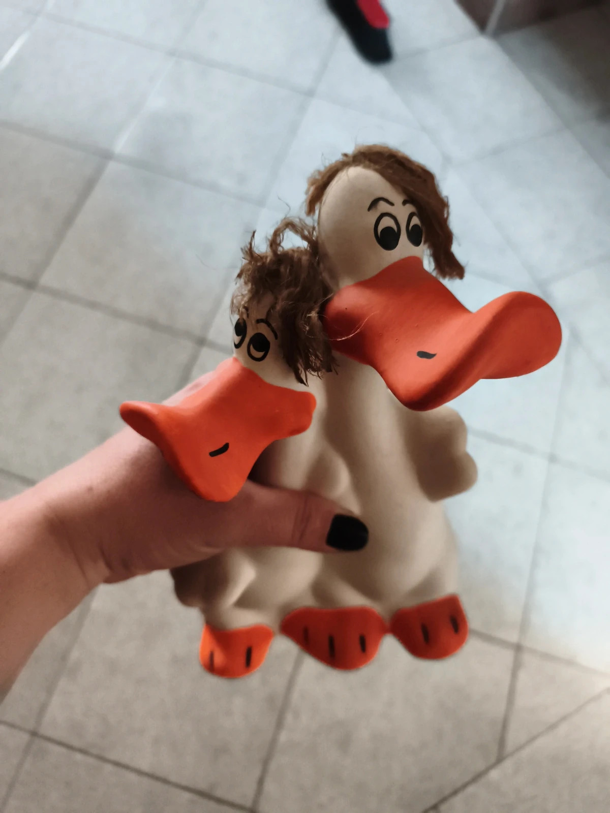 Kacsás kerámia dísz 22cm magas 2