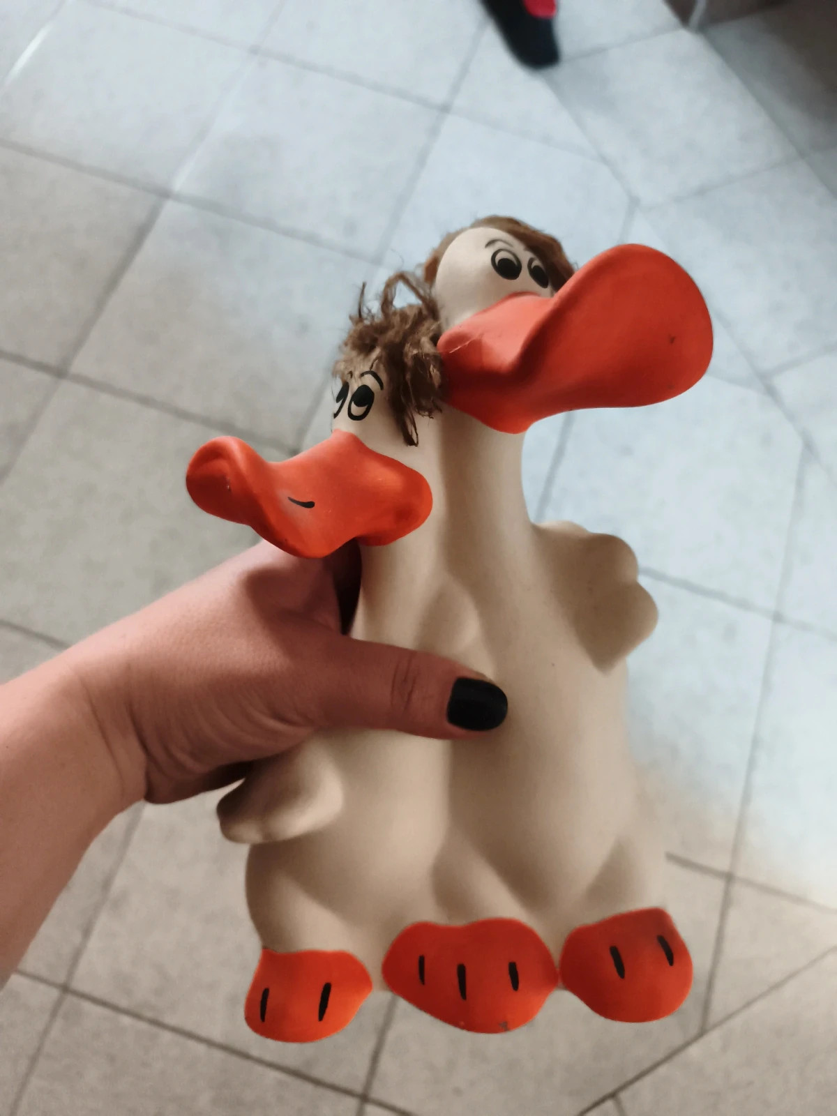 Kacsás kerámia dísz 22cm magas 1