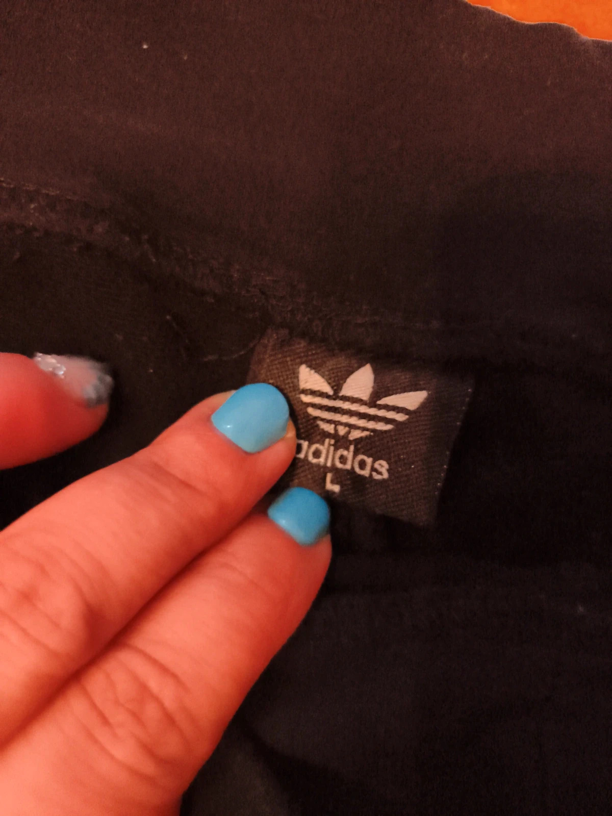 Női L adidas nem eredeti nadrág vékonyabb anyag csípő 38cm hosszúság 84cm 3