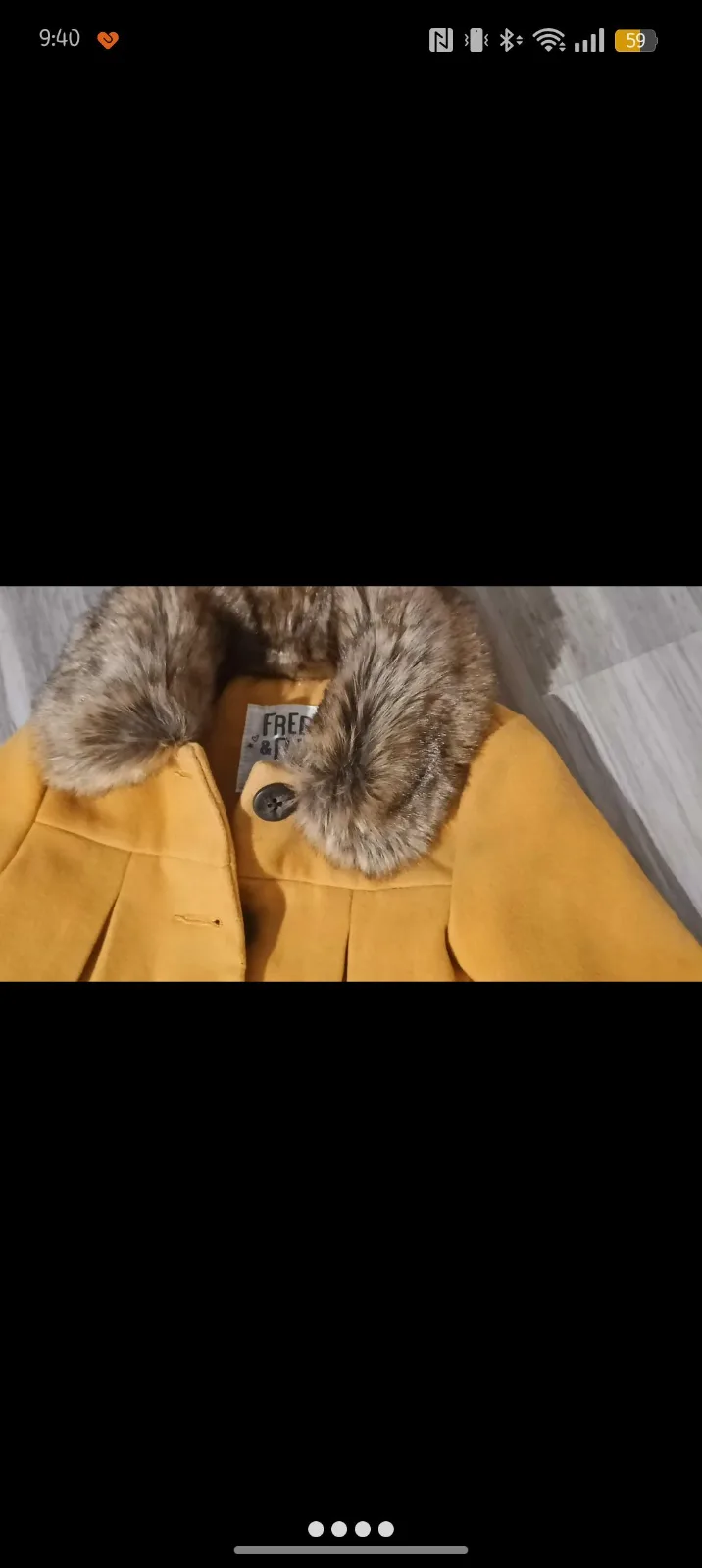 Kislány szövet kabát 1