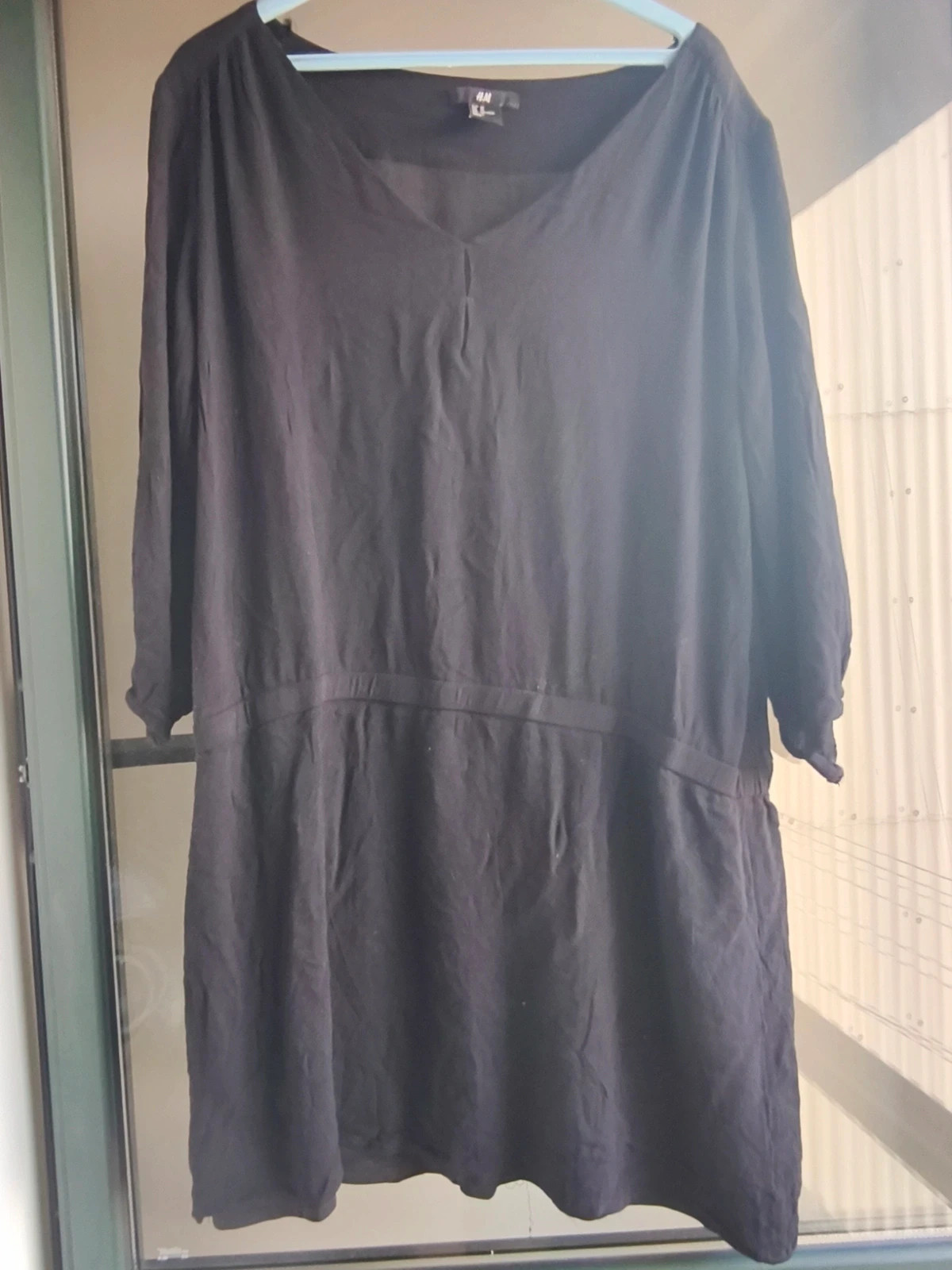Vestido ligero y fluido H&M negro talla XL 3