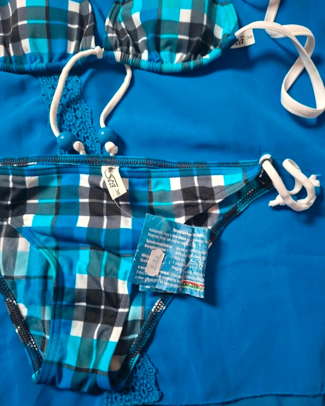 Kockás bikini 3