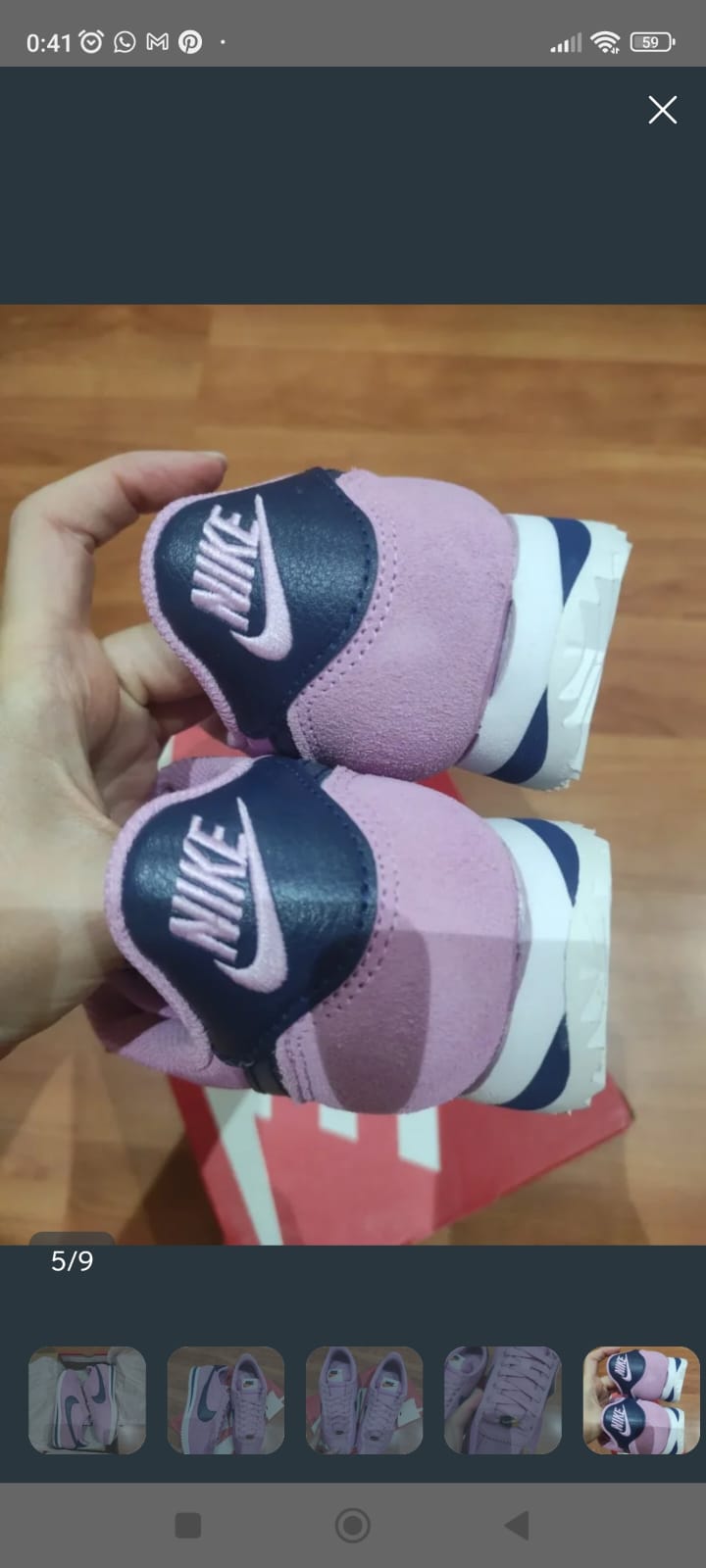 Zapatillas deportivas casual de mujer Nike Cortez. Nuevas con etiquetas 4