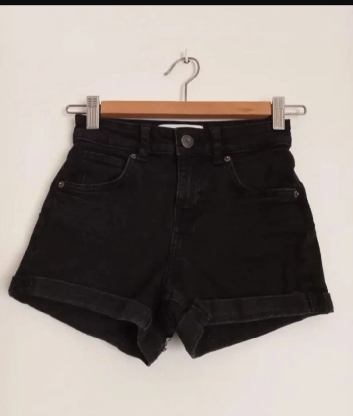 Shorts vaqueros negros talla 32 1