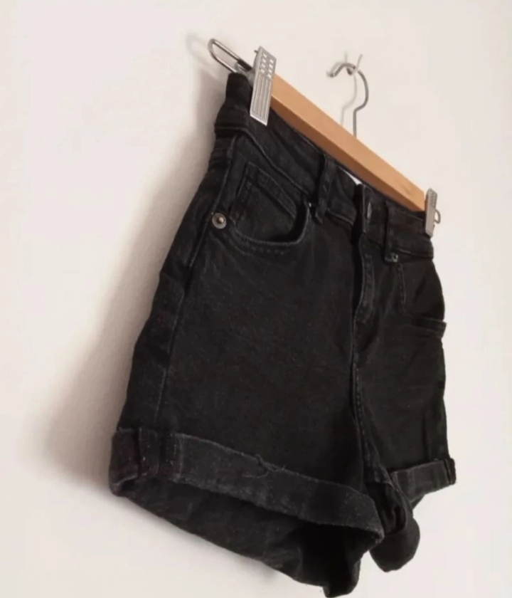 Shorts vaqueros negros talla 32 2