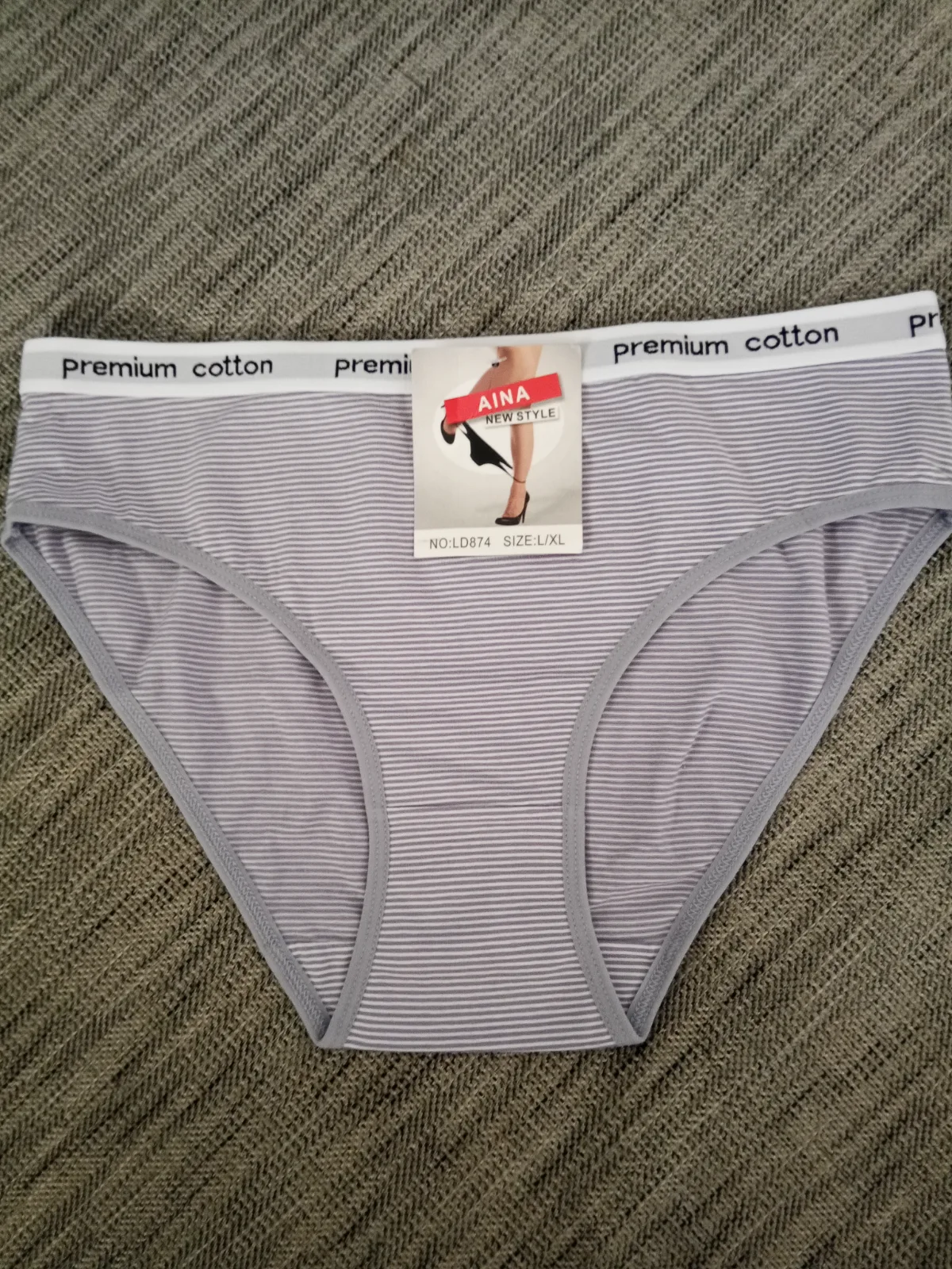 Bragas con diseño a rayas talla L/XL 1
