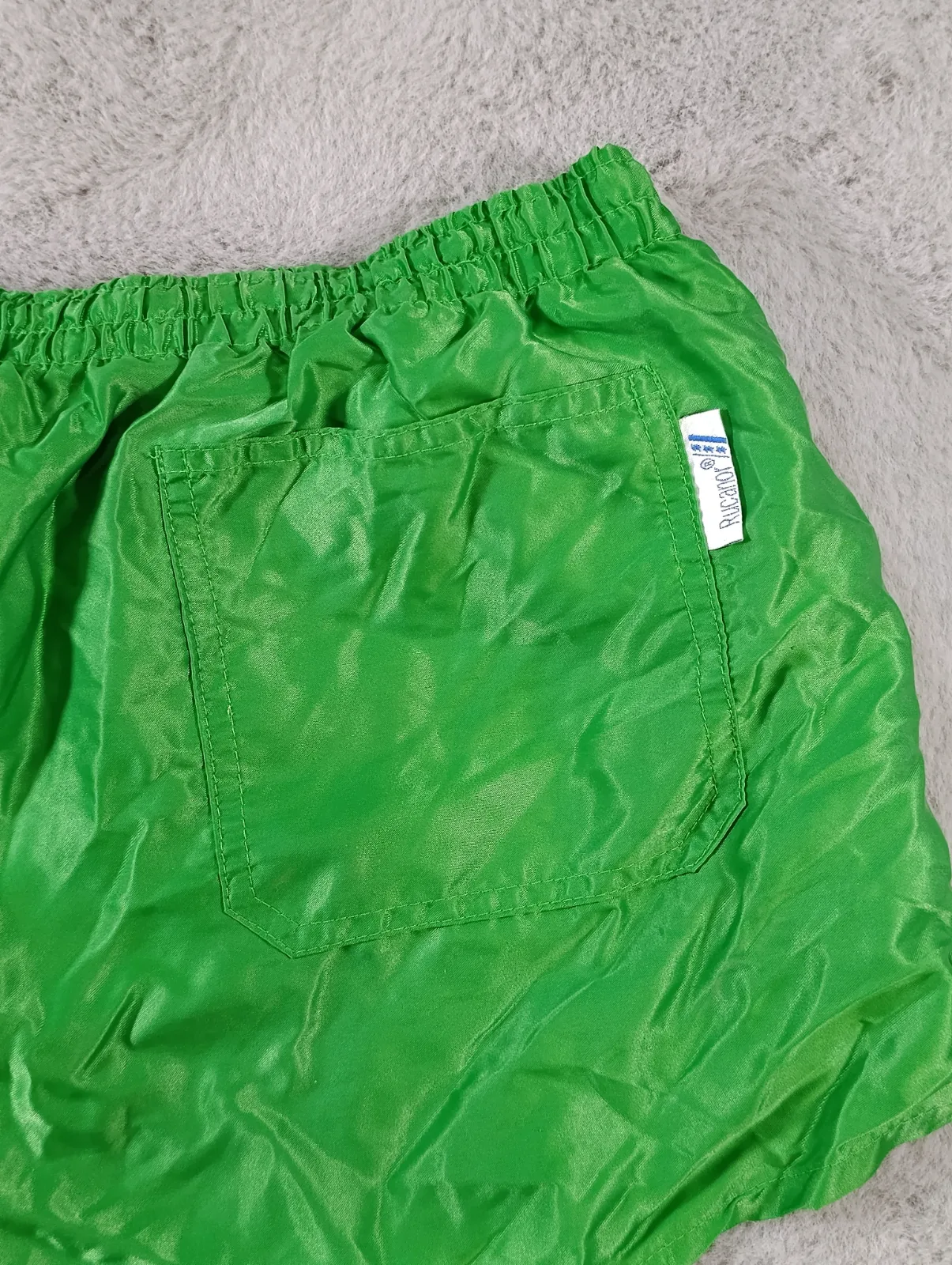 Vintage football green shorts 80's premium edition 3