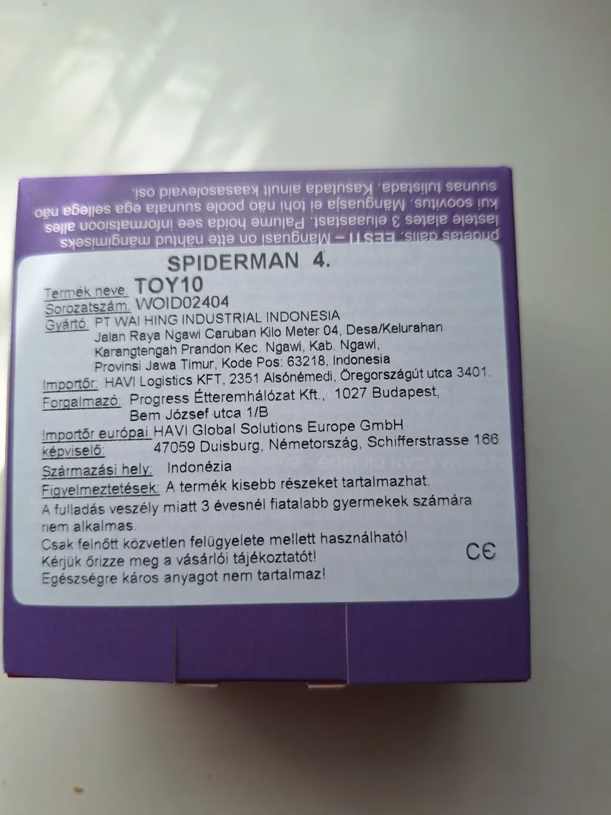 Pókember figura 8 3