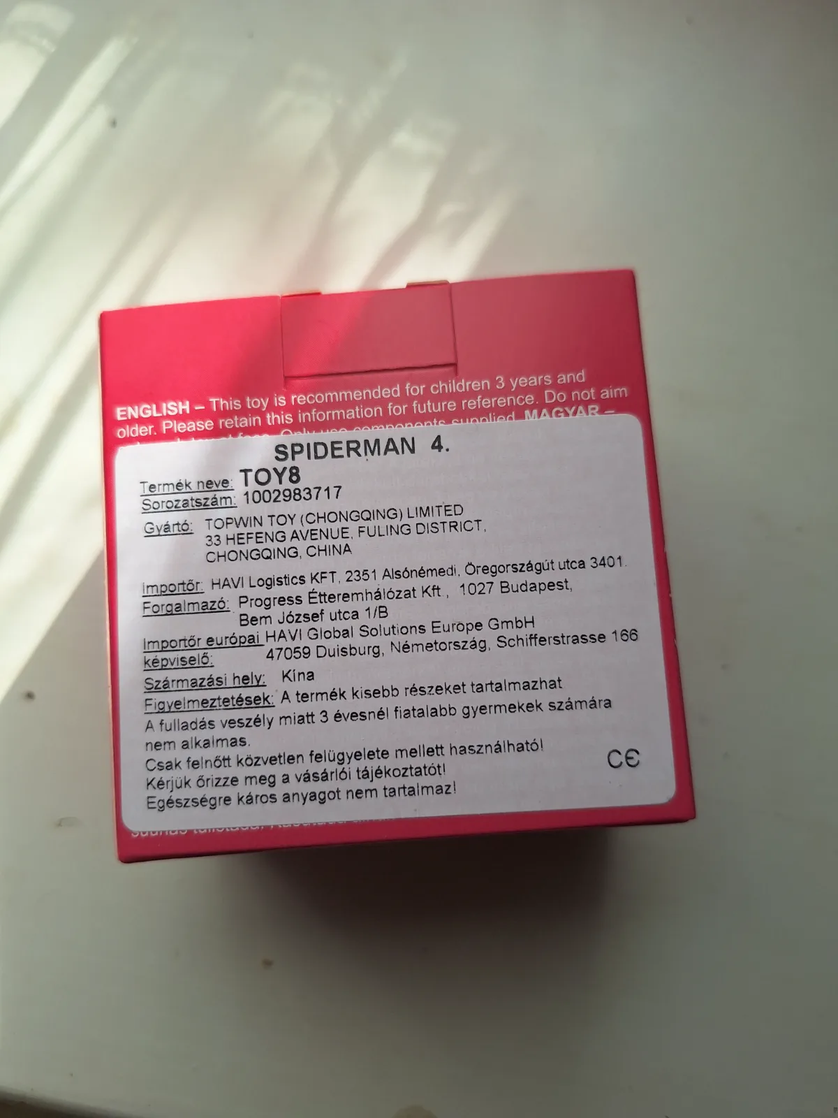 Pókember figura 10 3
