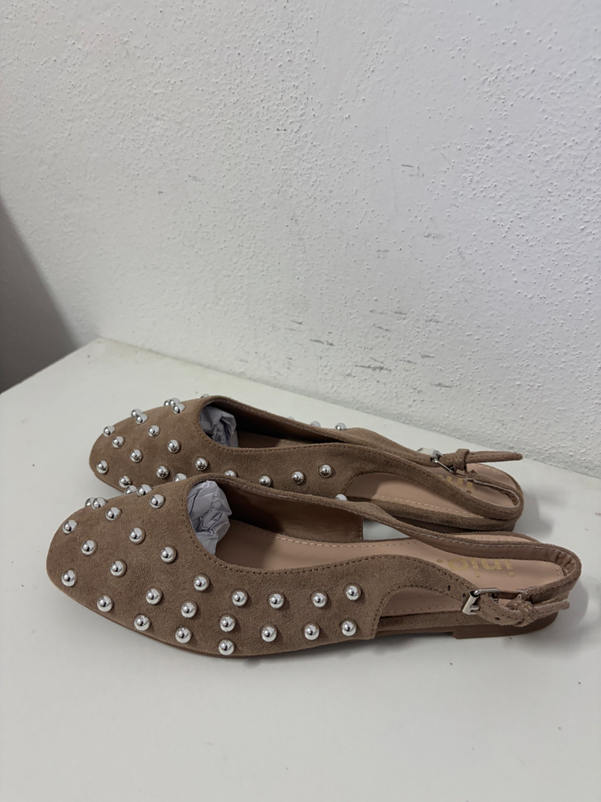 Ballerina borchie beige tg 38 nuovo 2
