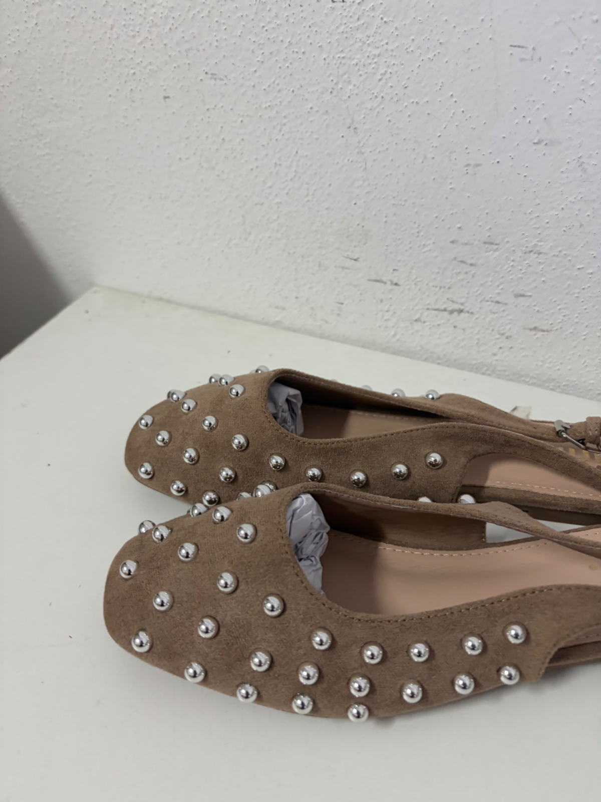Ballerina borchie beige tg 38 nuovo 3