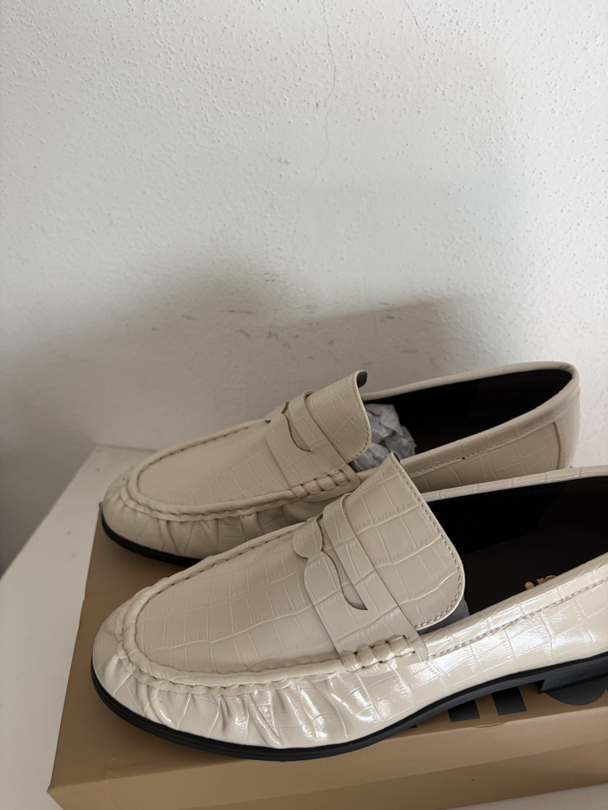 Mocassino donna beige tg 40 nuovo 2
