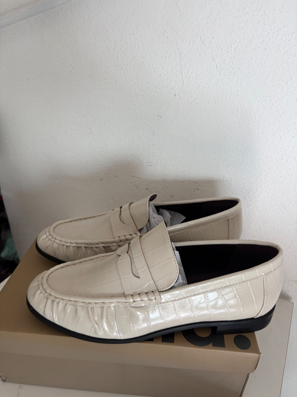 Mocassino donna beige tg 41 nuovo 1