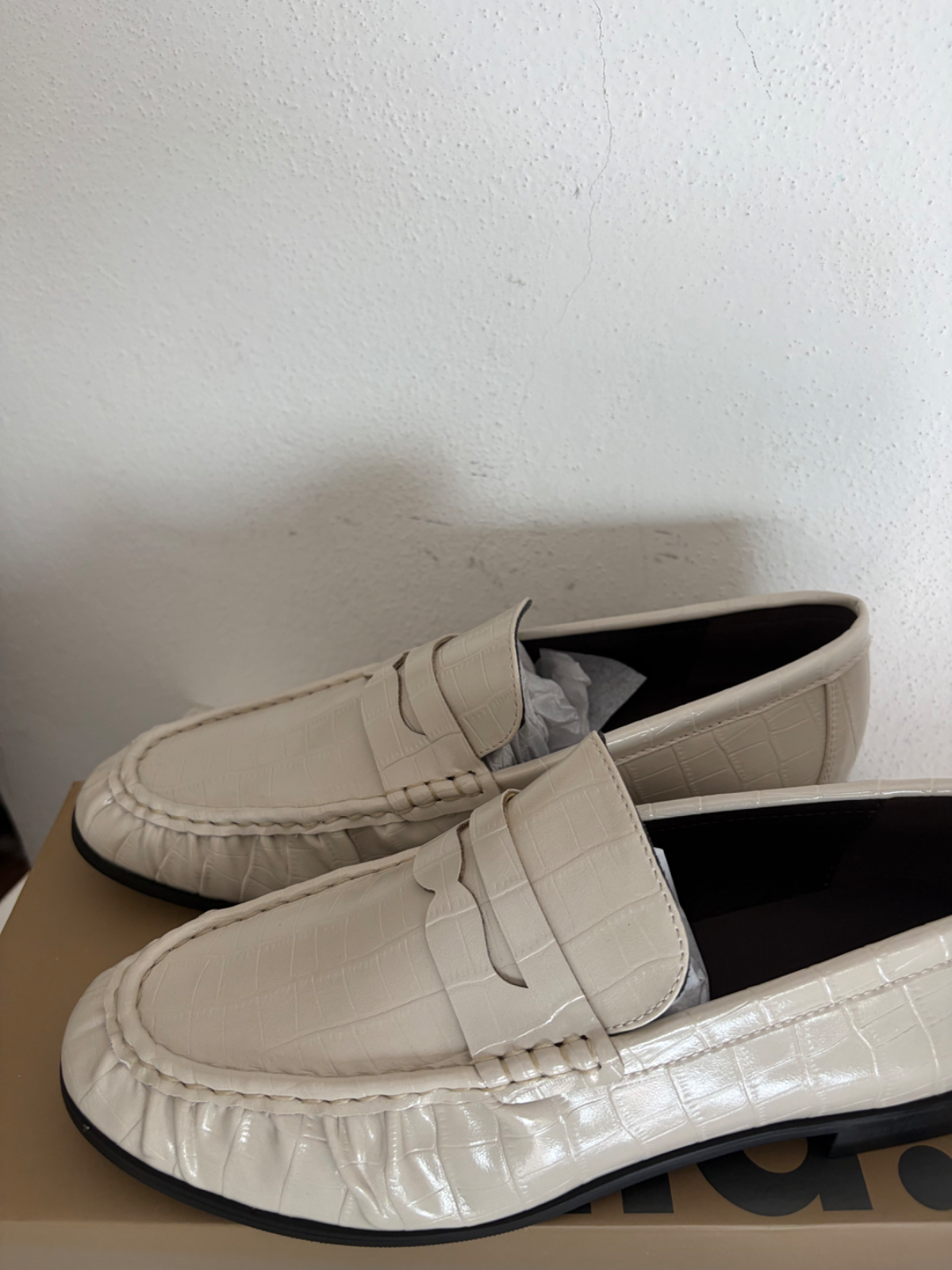 Mocassino donna beige tg 41 nuovo 2