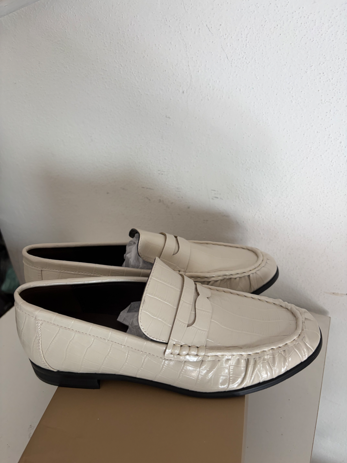 Mocassino donna beige tg 41 nuovo 3