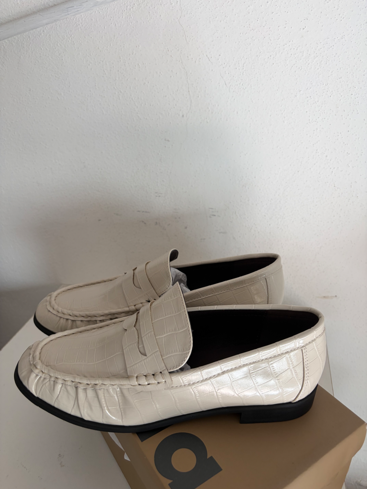 Mocassino donna beige tg 39 nuovo 2