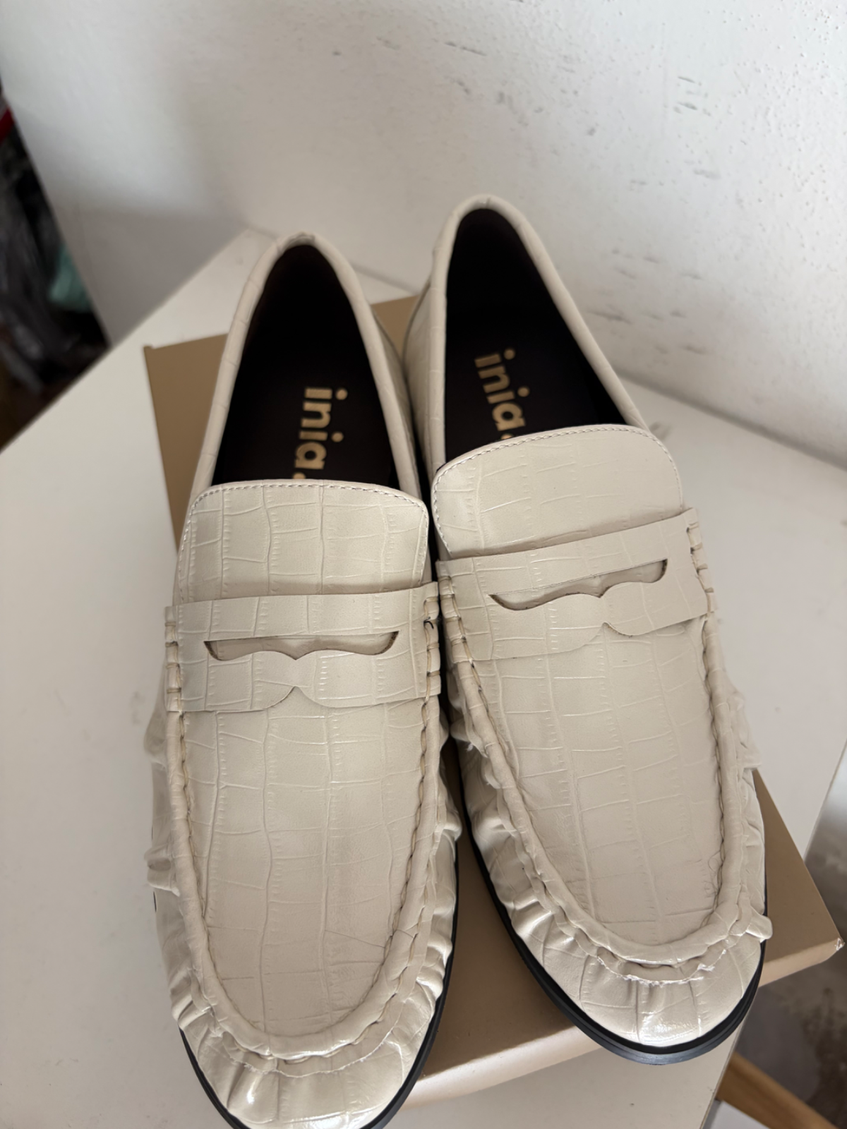 Mocassino donna beige tg 39 nuovo 4