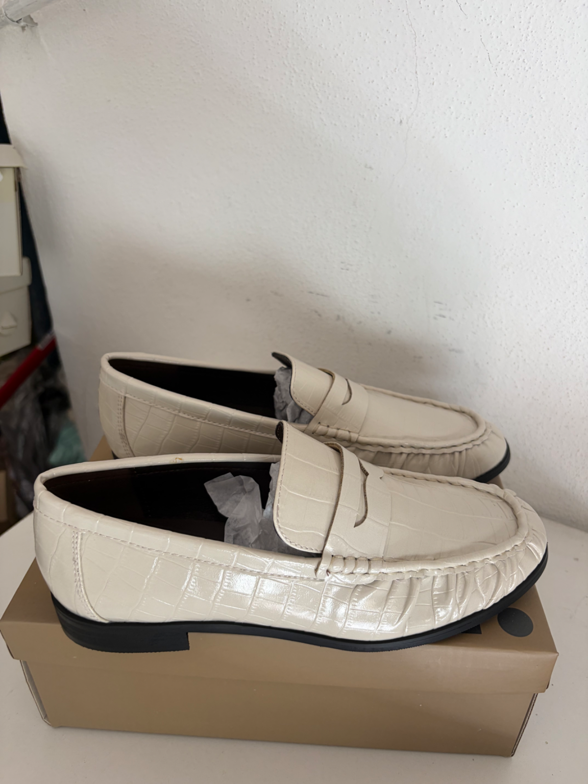 Mocassino donna beige tg 38 nuovo 3
