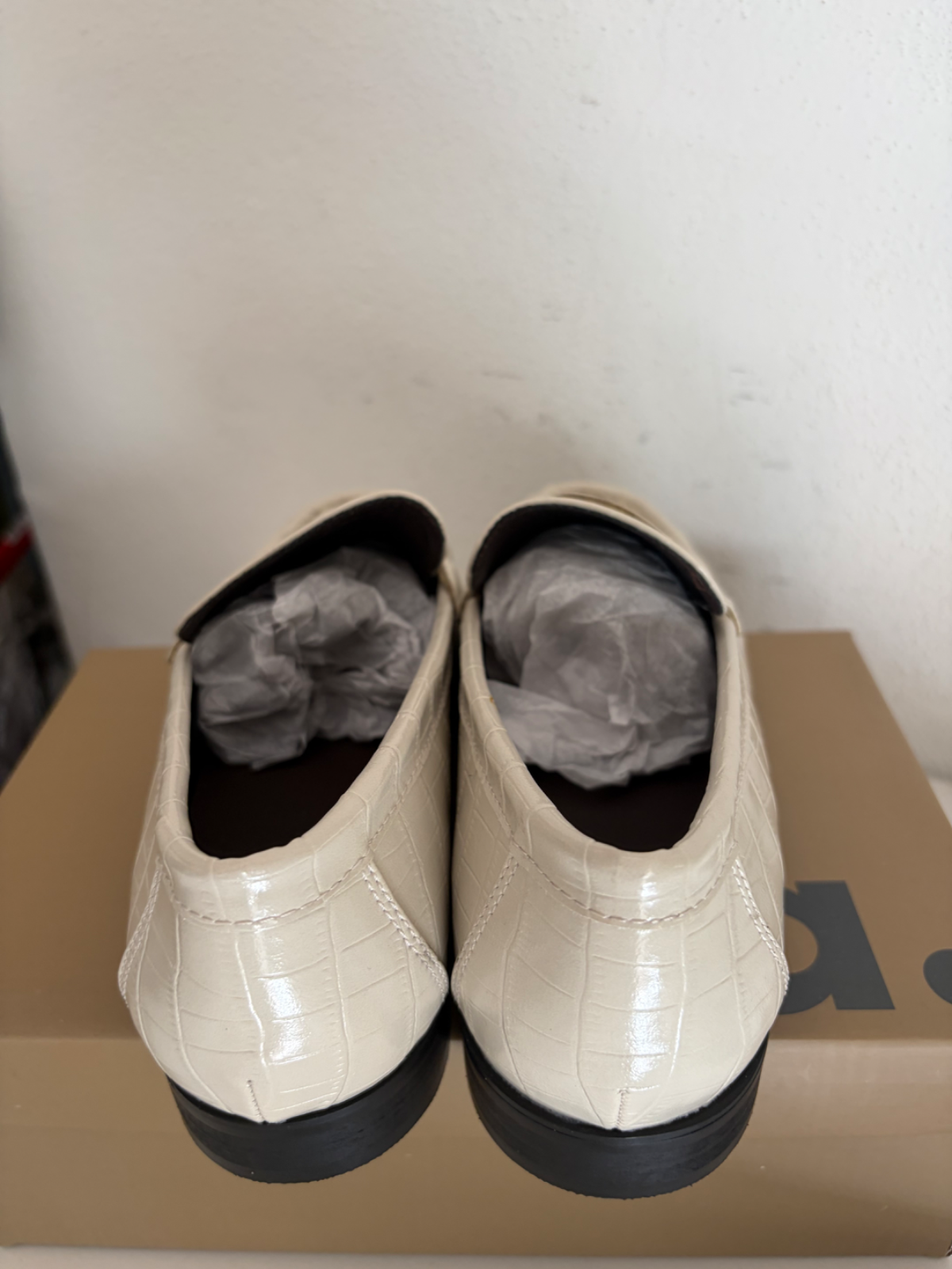 Mocassino donna beige tg 38 nuovo 4