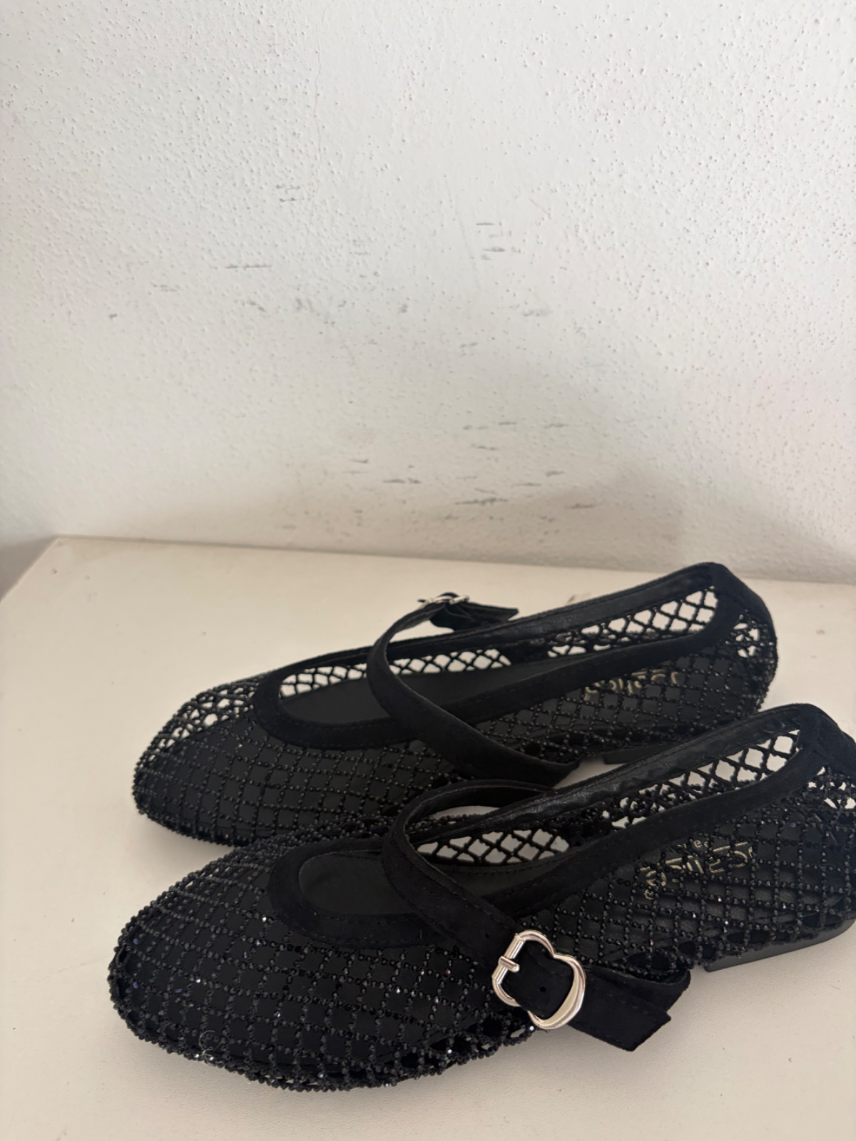 Ballerina nera glitter tg 37 nuova 2