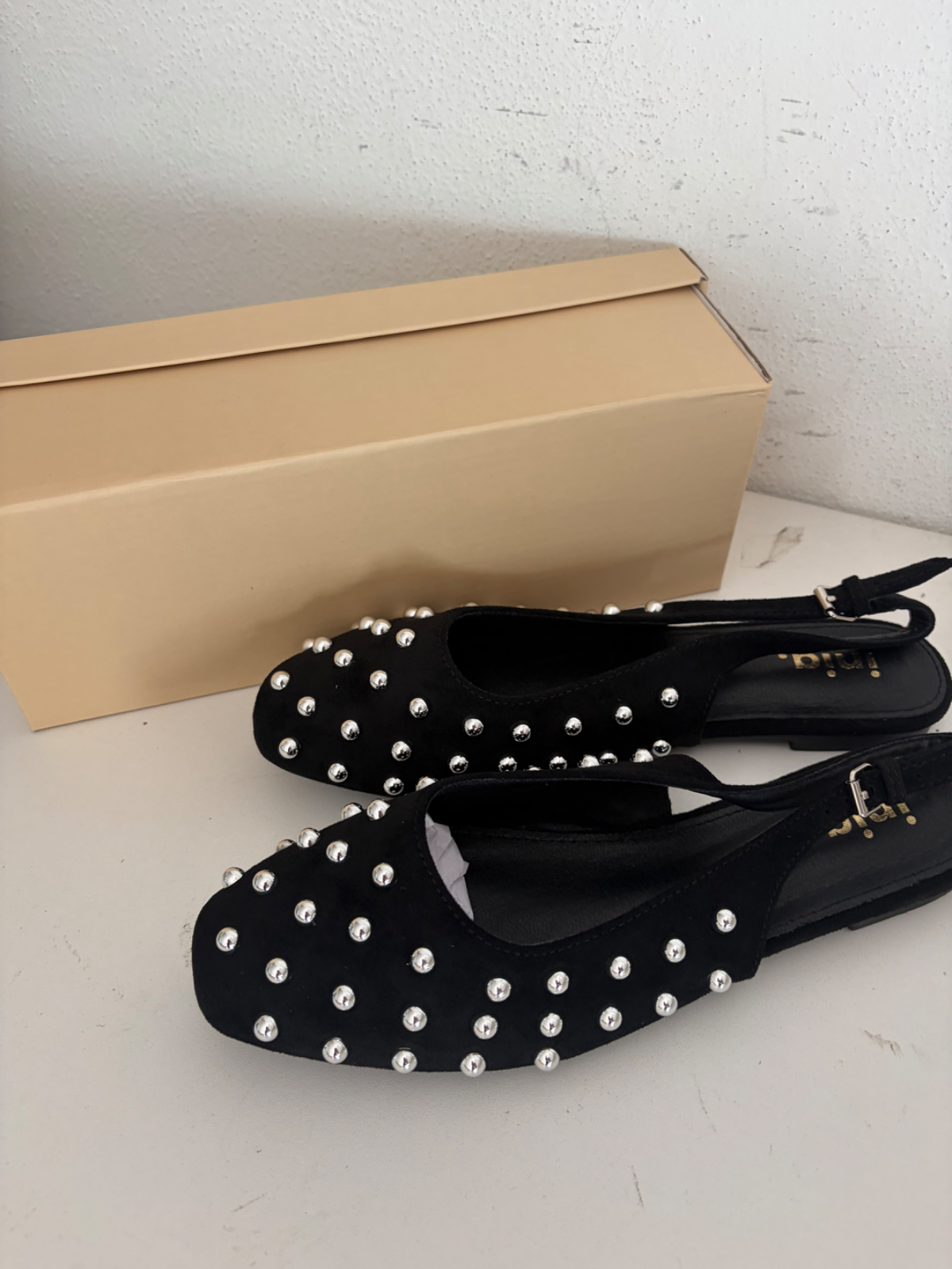 Ballerina donna con borchie tg 38 nuova 2