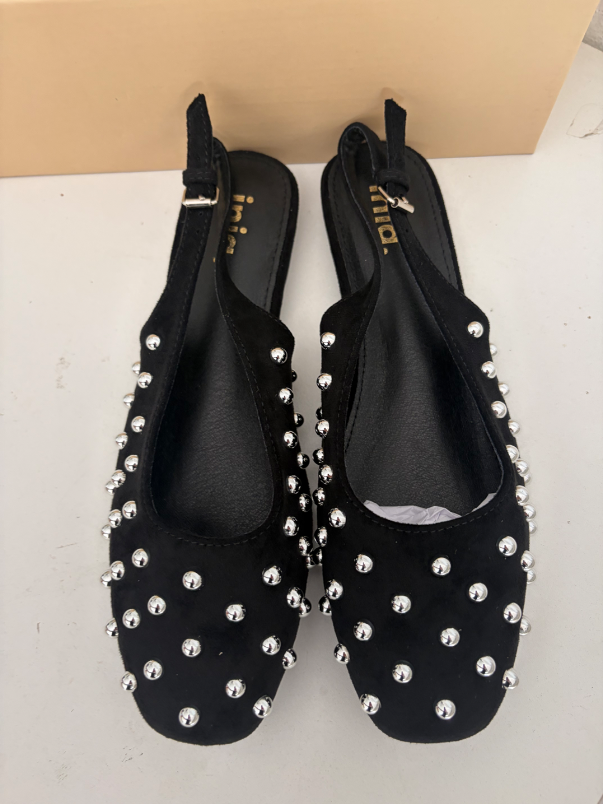 Ballerina donna con borchie tg 38 nuova 3