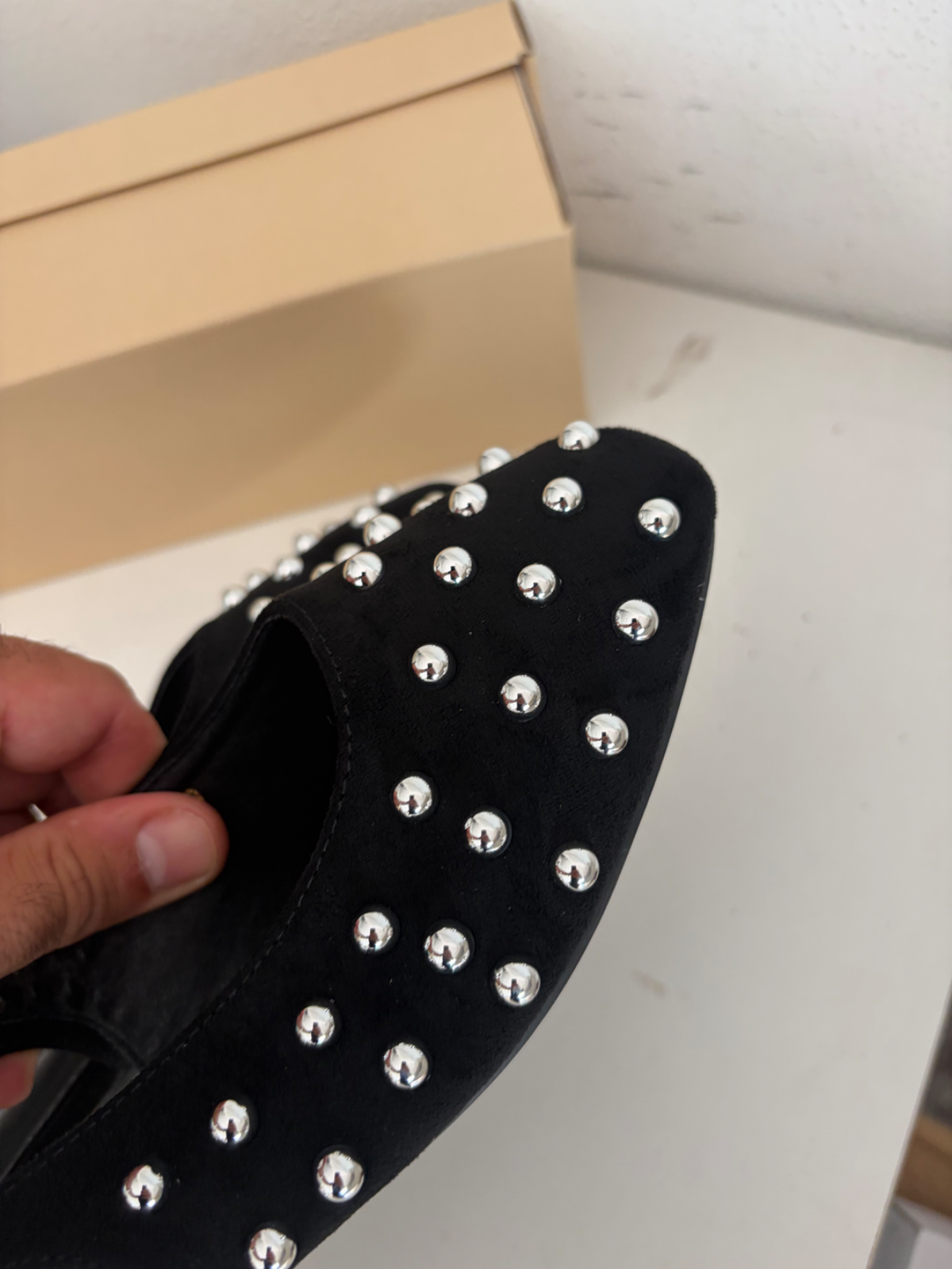 Ballerina donna con borchie tg 38 nuova 4