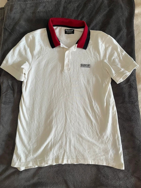 Barbour Whisper White Ampere Polo 1