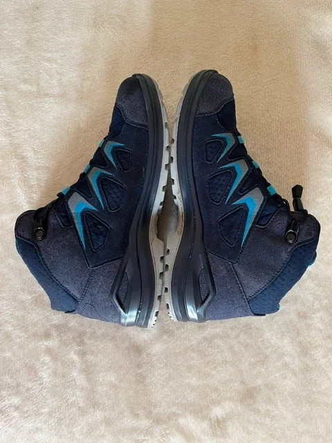 LOWA Innox Evo GTX QC Junior Shoes Kids - navy/turquoise 3