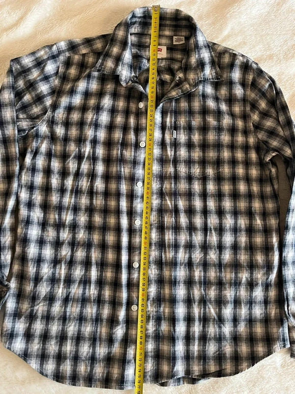 Levi's Men's Black and White Shirt 3