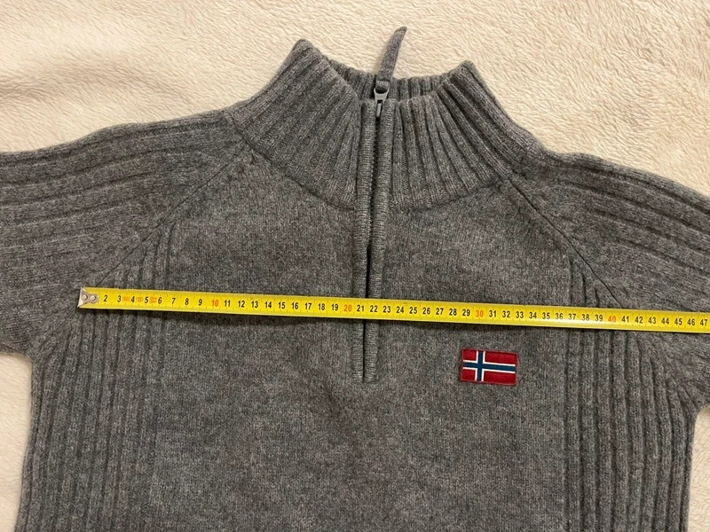 Napapijri Geographic Flag Quarter Zip Sweater 4