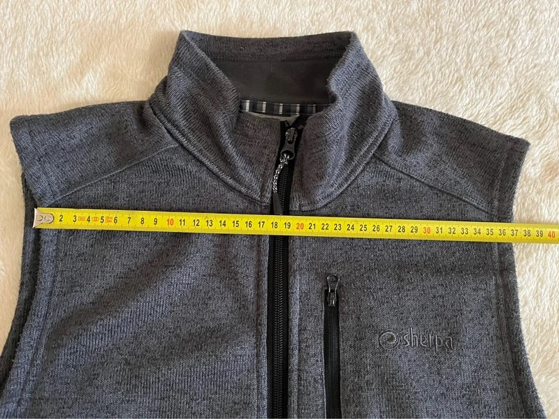 Sherpa Palpa Herren Vest Sleeveless Stand Collar Full Zip 4