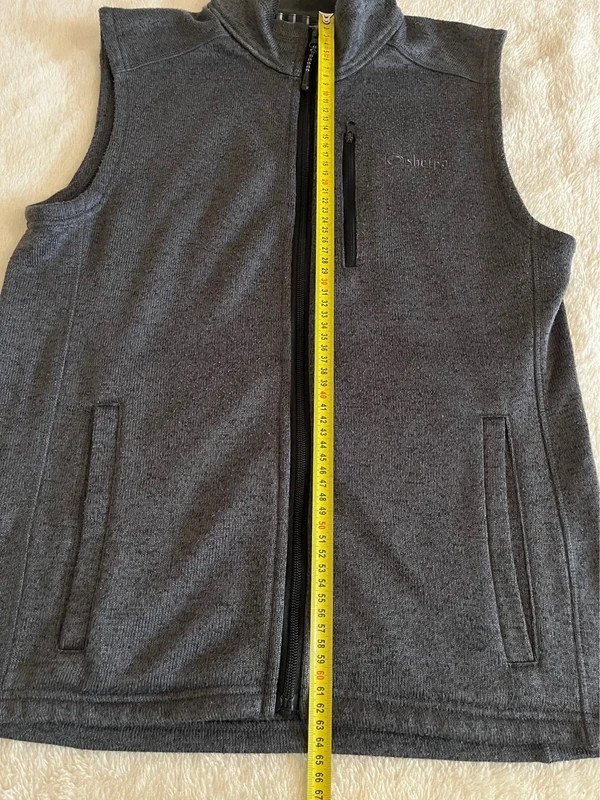 Sherpa Palpa Herren Vest Sleeveless Stand Collar Full Zip 3