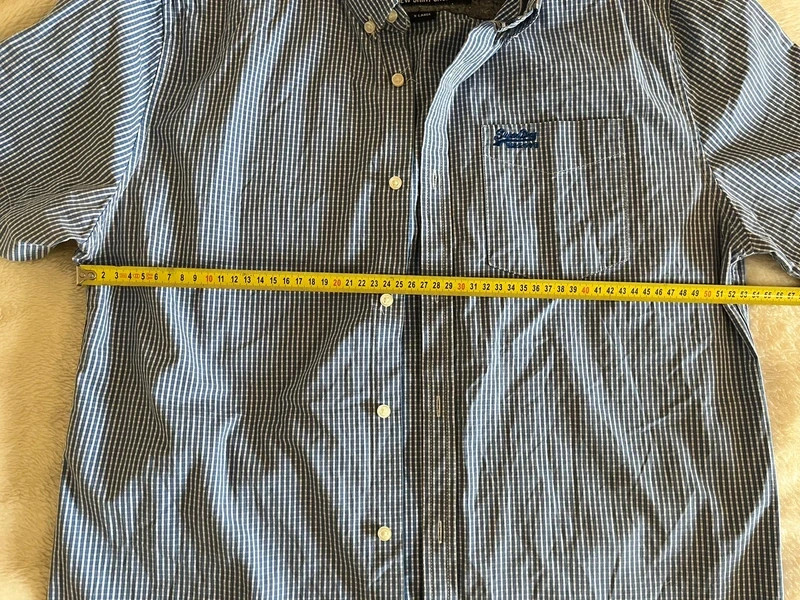 Superdry short sleeve shirt blue 3