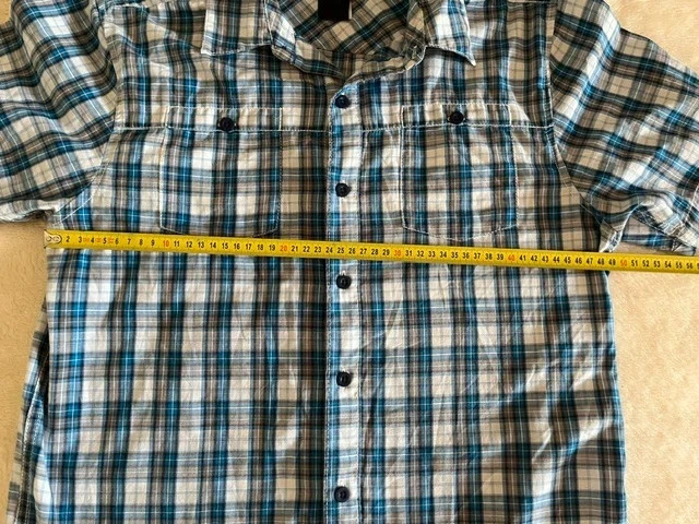 The North Face Mens Plaid Button Up Short Sleeve Shirt 4