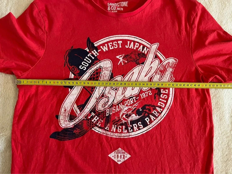 Sandstone Men's Red Medium T-shirt 4