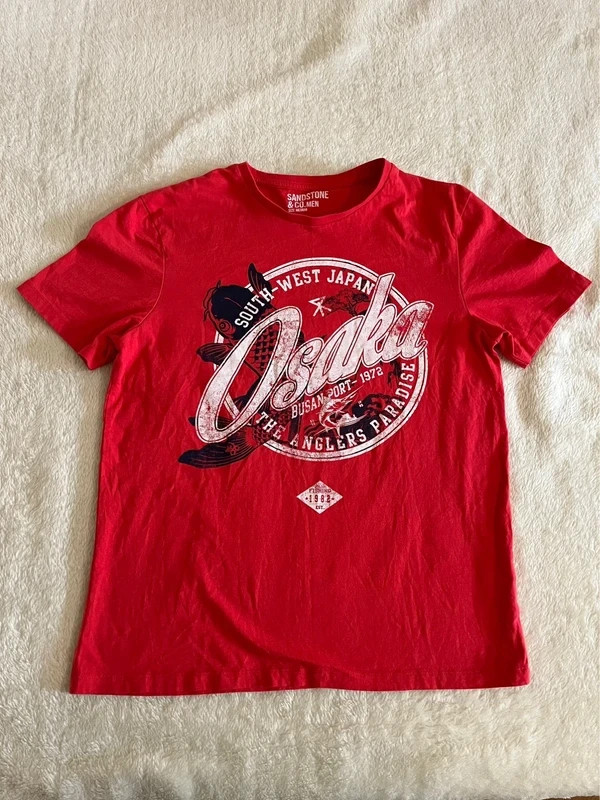 Sandstone Men's Red Medium T-shirt 1