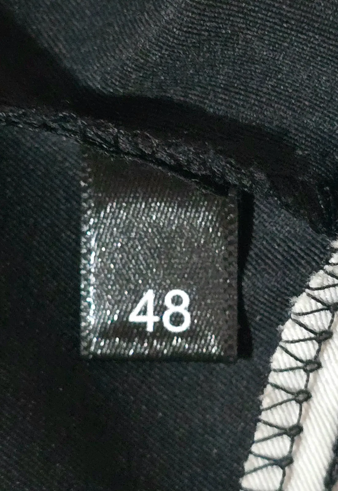 Blazer Talla 48 Bicolor Negro/Blanco 4
