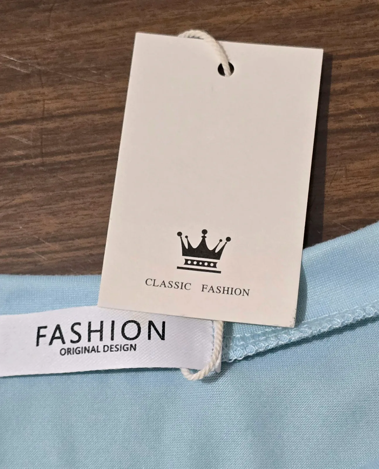 Camiseta celeste de manga larga talla 50 3