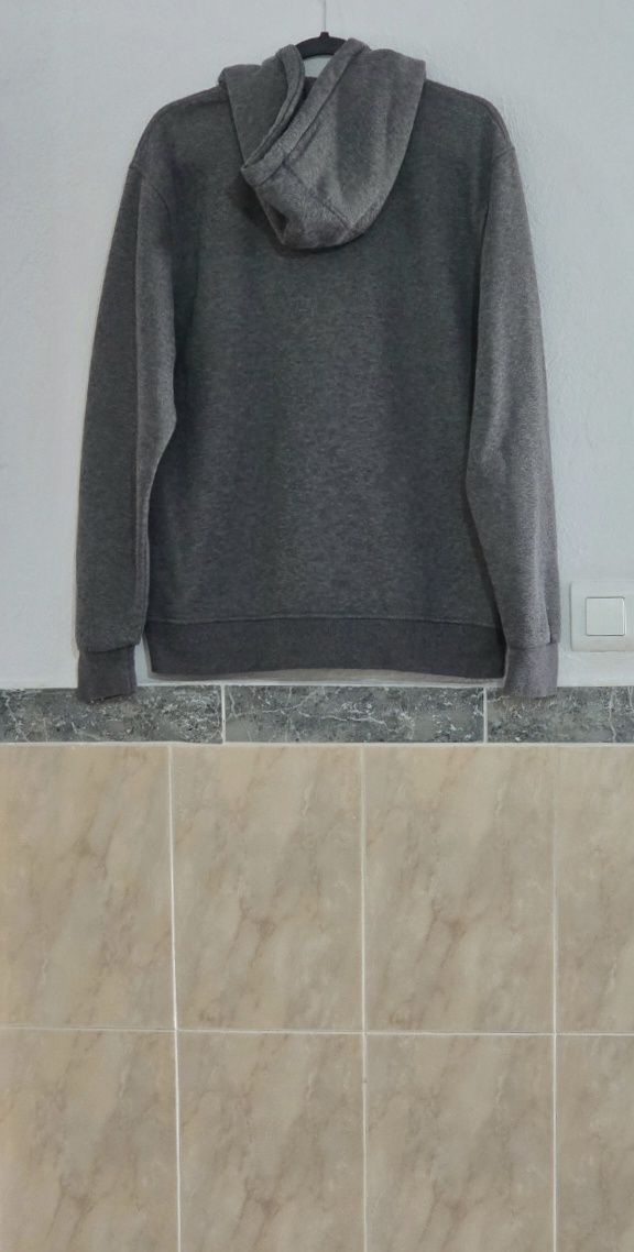 Sudadera con capucha estilo vintage Y2K gris XL 3