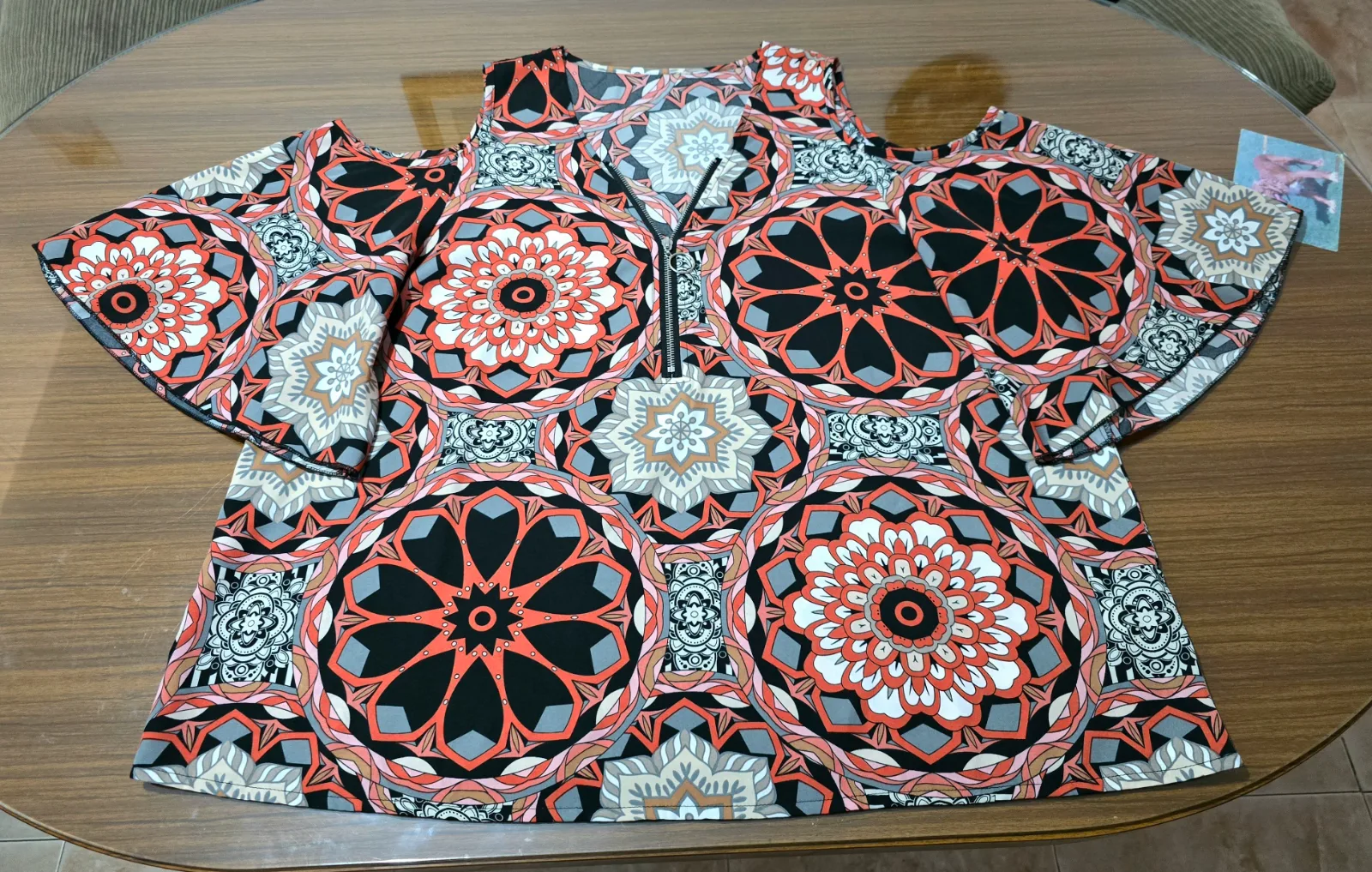 Blusa hombros descubiertos boho mandala 2