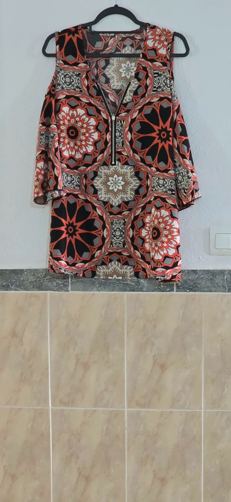 Blusa hombros descubiertos boho mandala 3