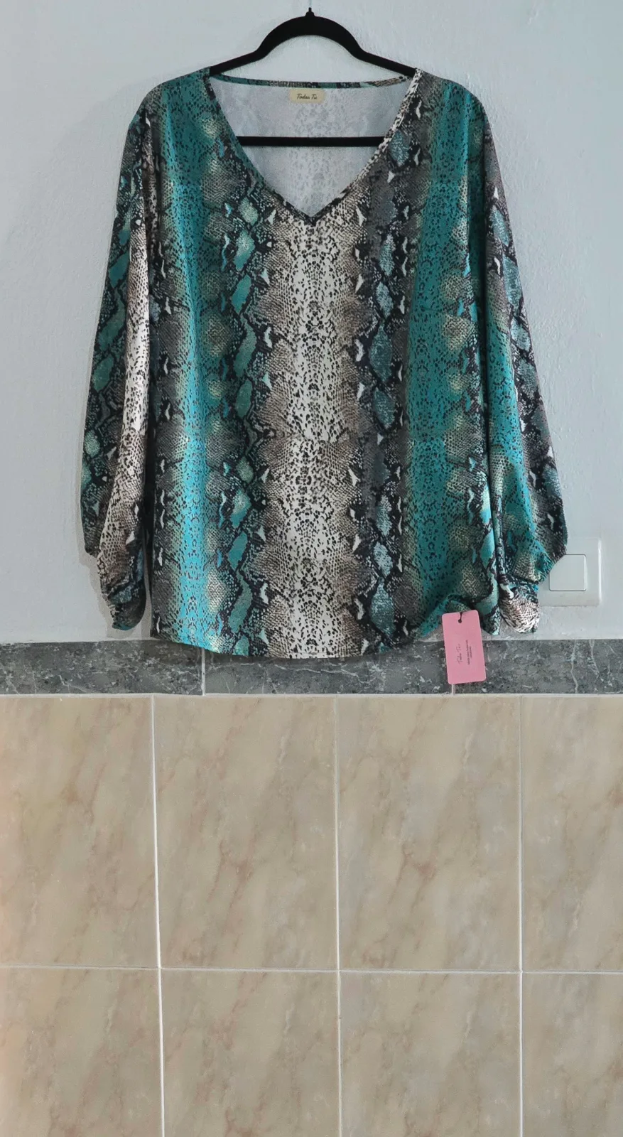 Blusa de manga larga estampada T.48 1