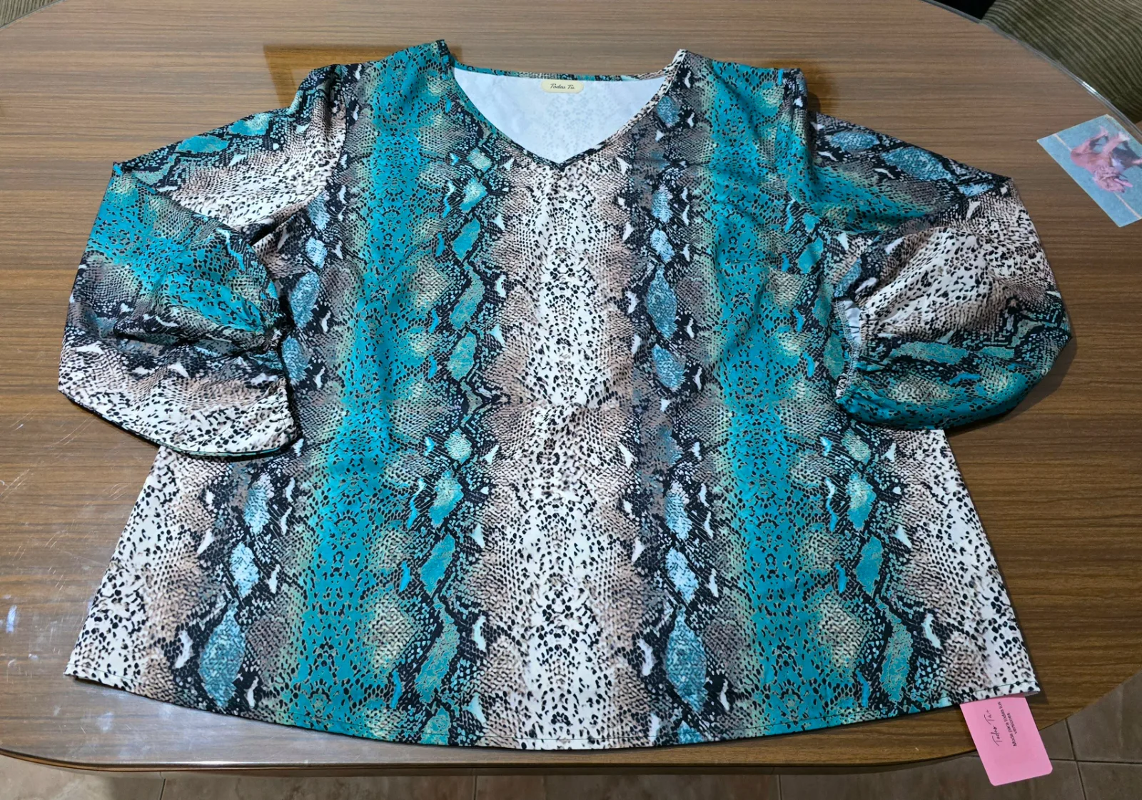 Blusa de manga larga estampada T.48 2