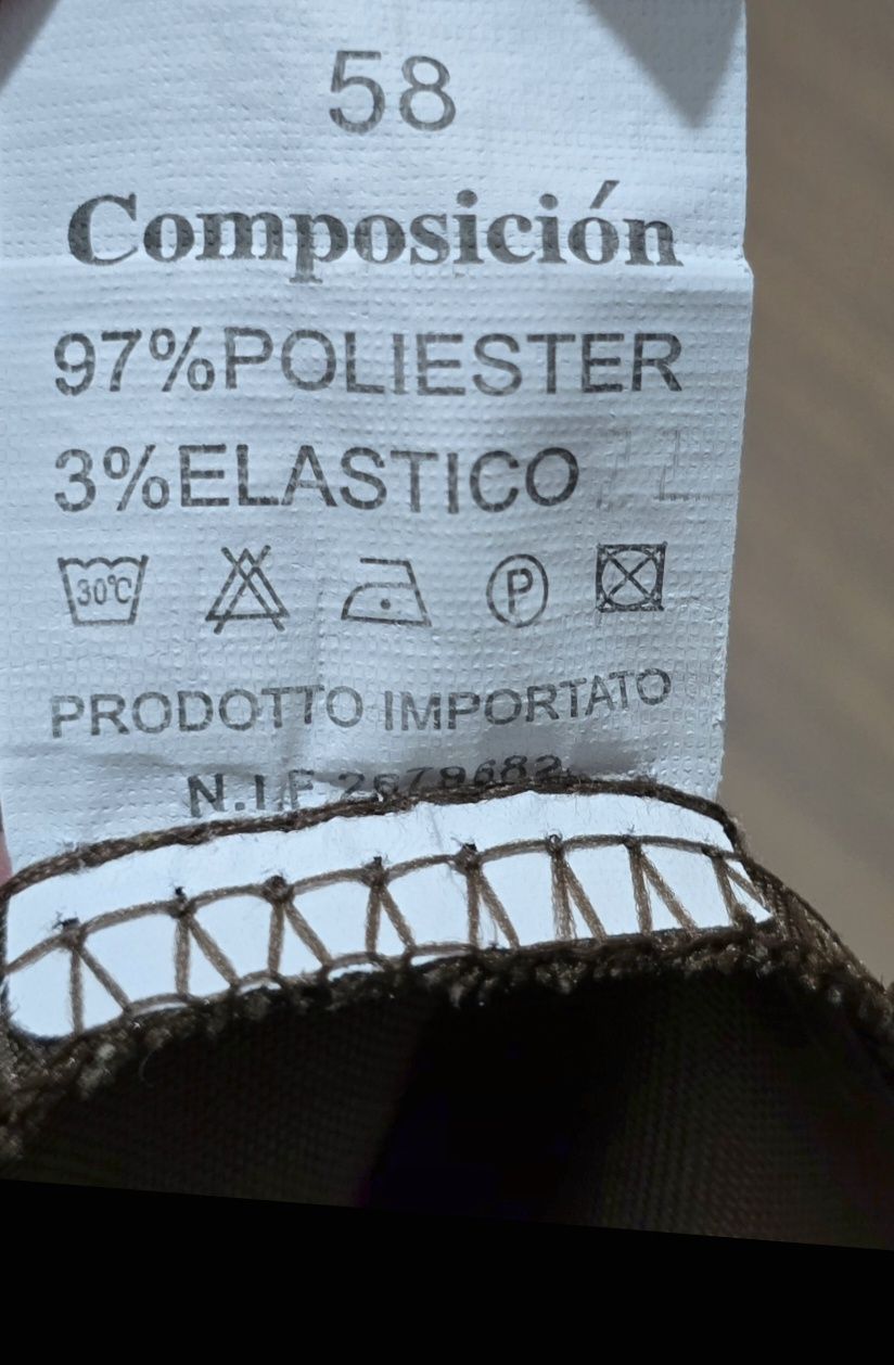 Pantalón marrón pirata-Talla 58 (equivale a menos talla, ver medidas) 4