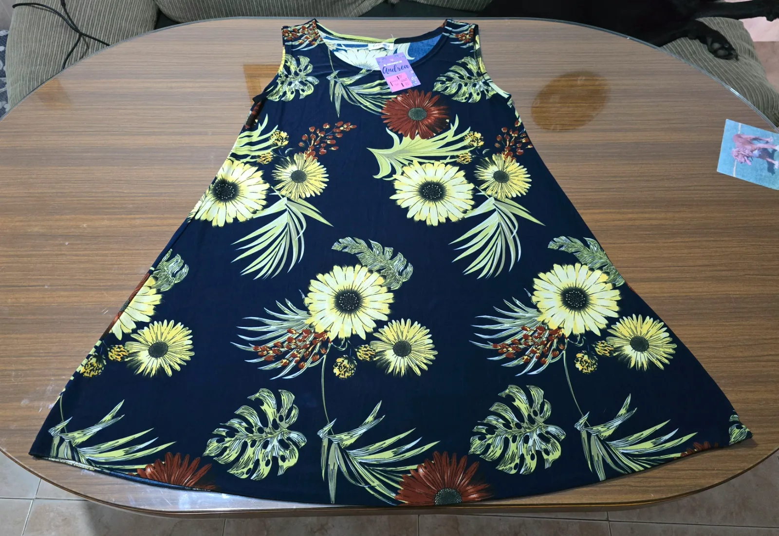 Vestido estampado floral M/L Y2K 2