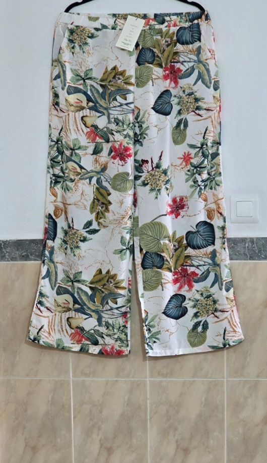Pantalón 1XLPalazzo Floral/Tropical 1