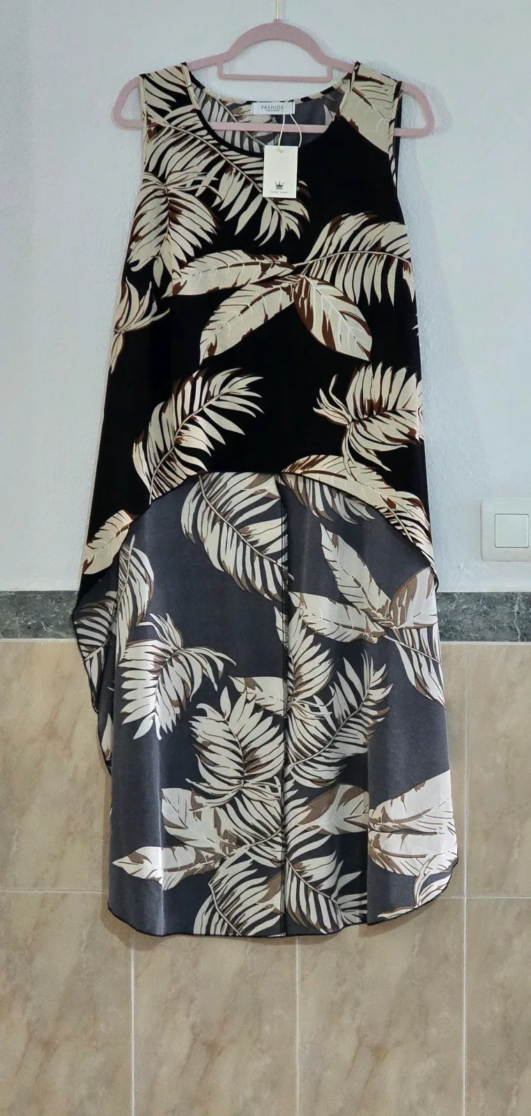 Blusa túnica asimétrica boho chic 1
